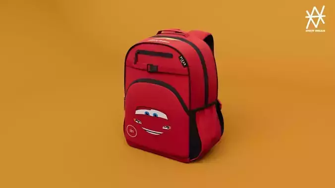 Disney Kids School Bag Cars Edition