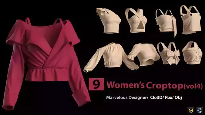 9 Womens Croptop -vol4