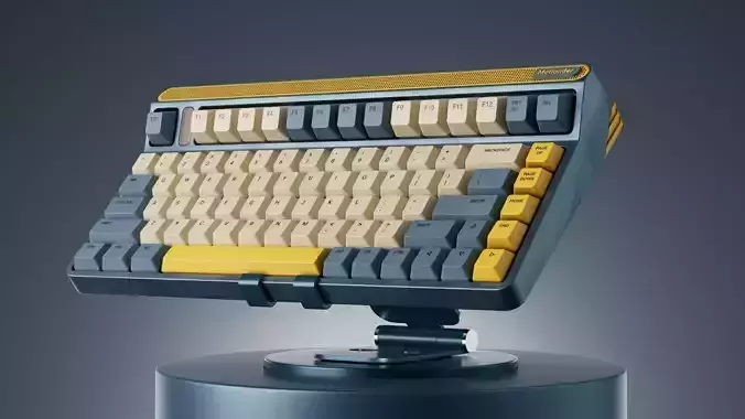 Computer Keyboard 3D model with PBR Texture and Animaiton 3D model