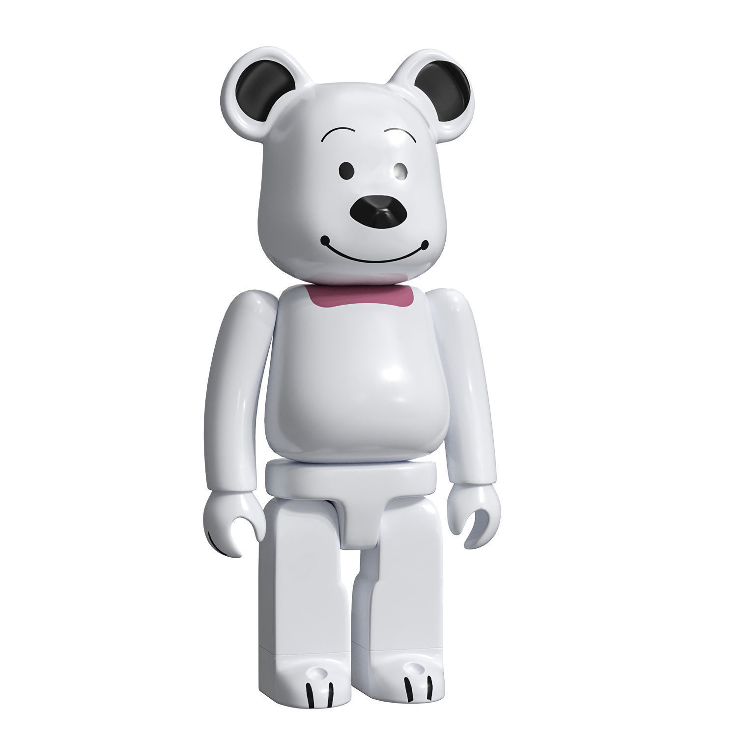 Bearbrick Belle Bear 3D model_1