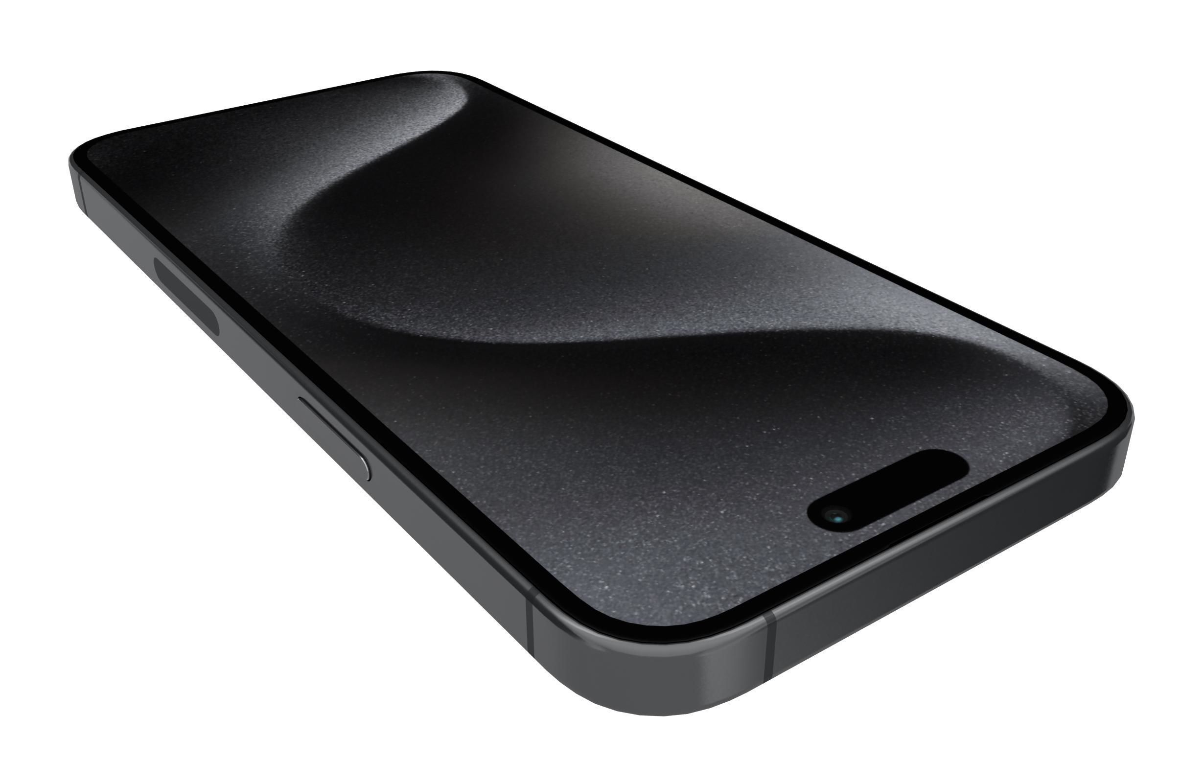 Apple iPhone 15 Pro Max Black Titanium 3D model_13