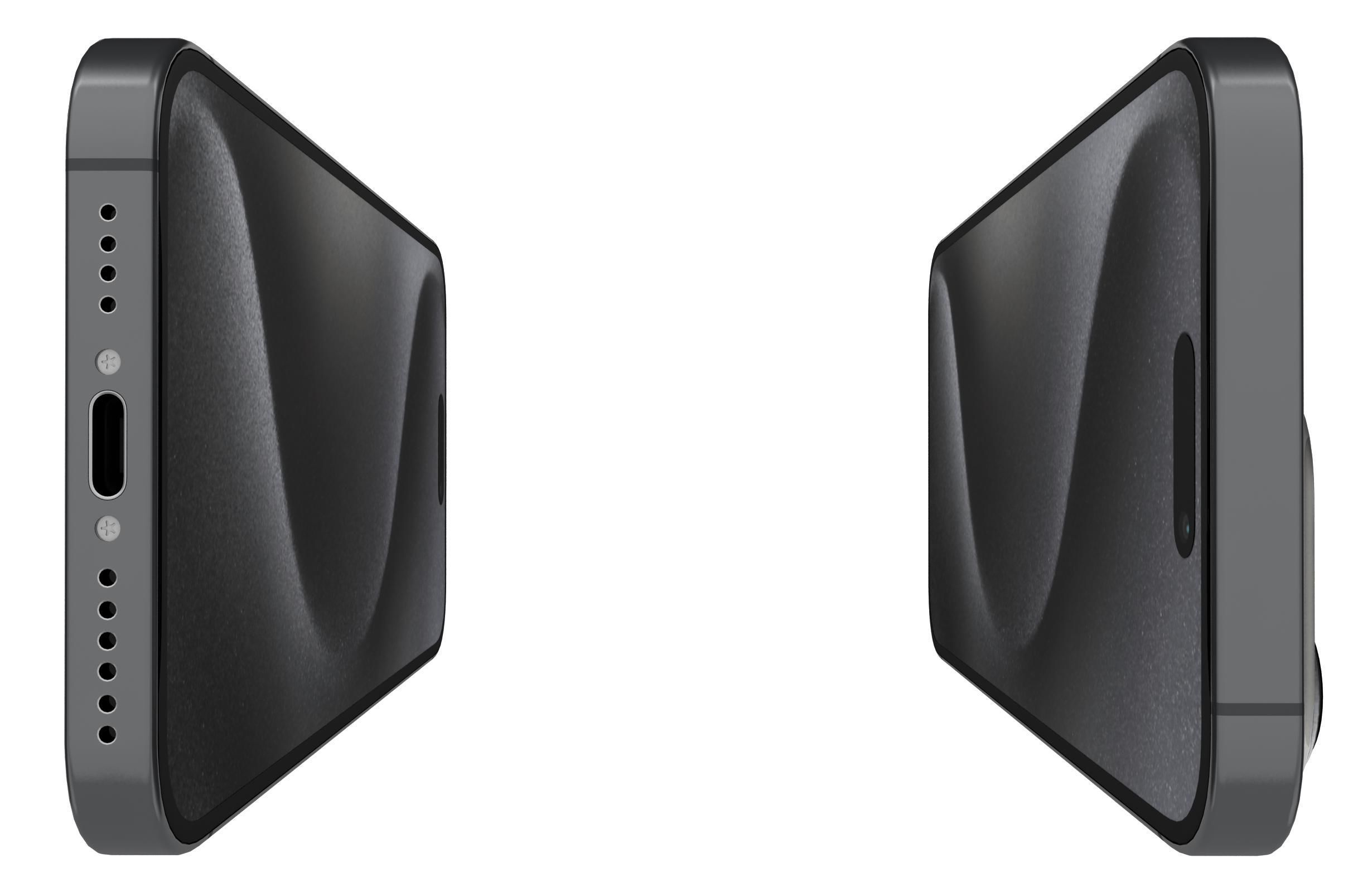 Apple iPhone 15 Pro Max Black Titanium 3D model_8