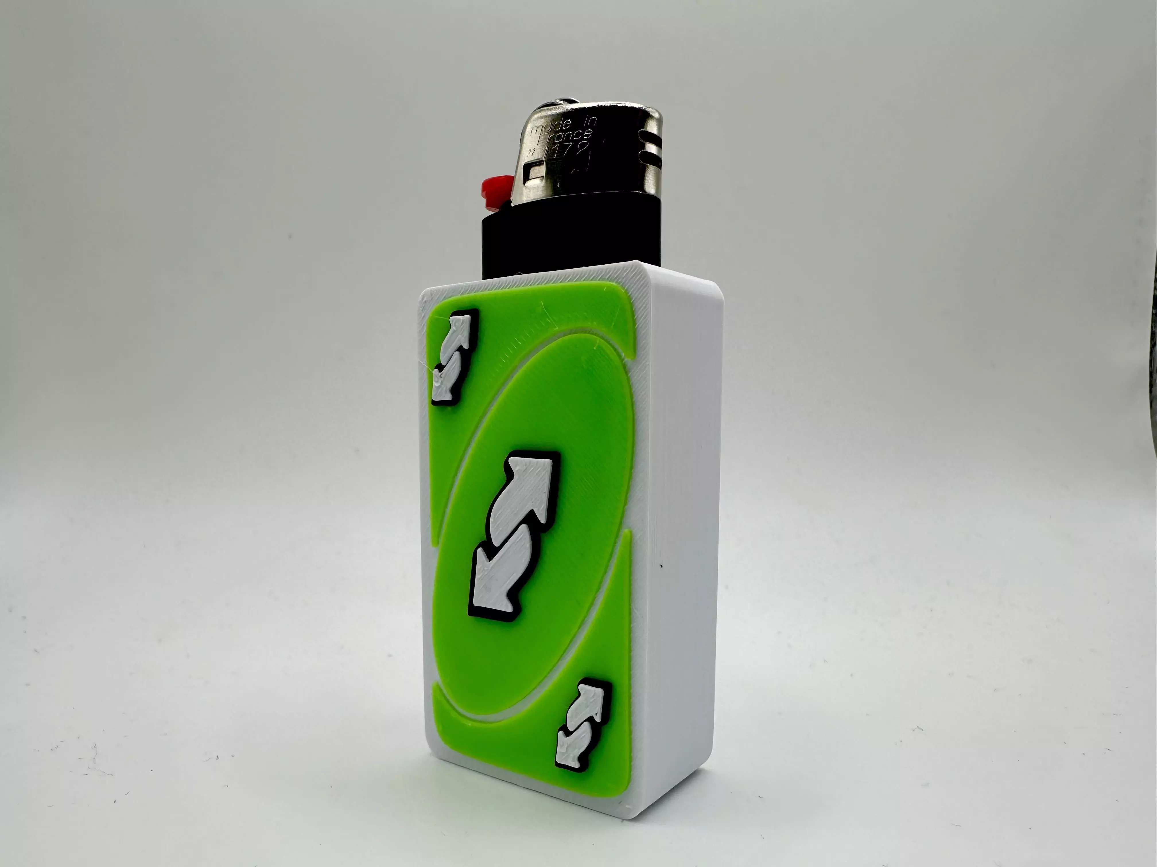 Uno Reverse Lighter Case 3D print model