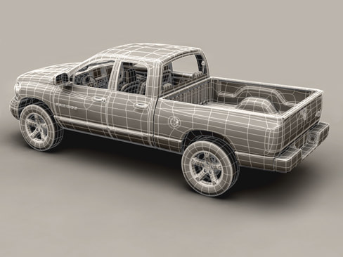 Dodge Ram 2007 3D model_8
