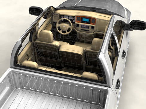 Dodge Ram 2007 3D model_6