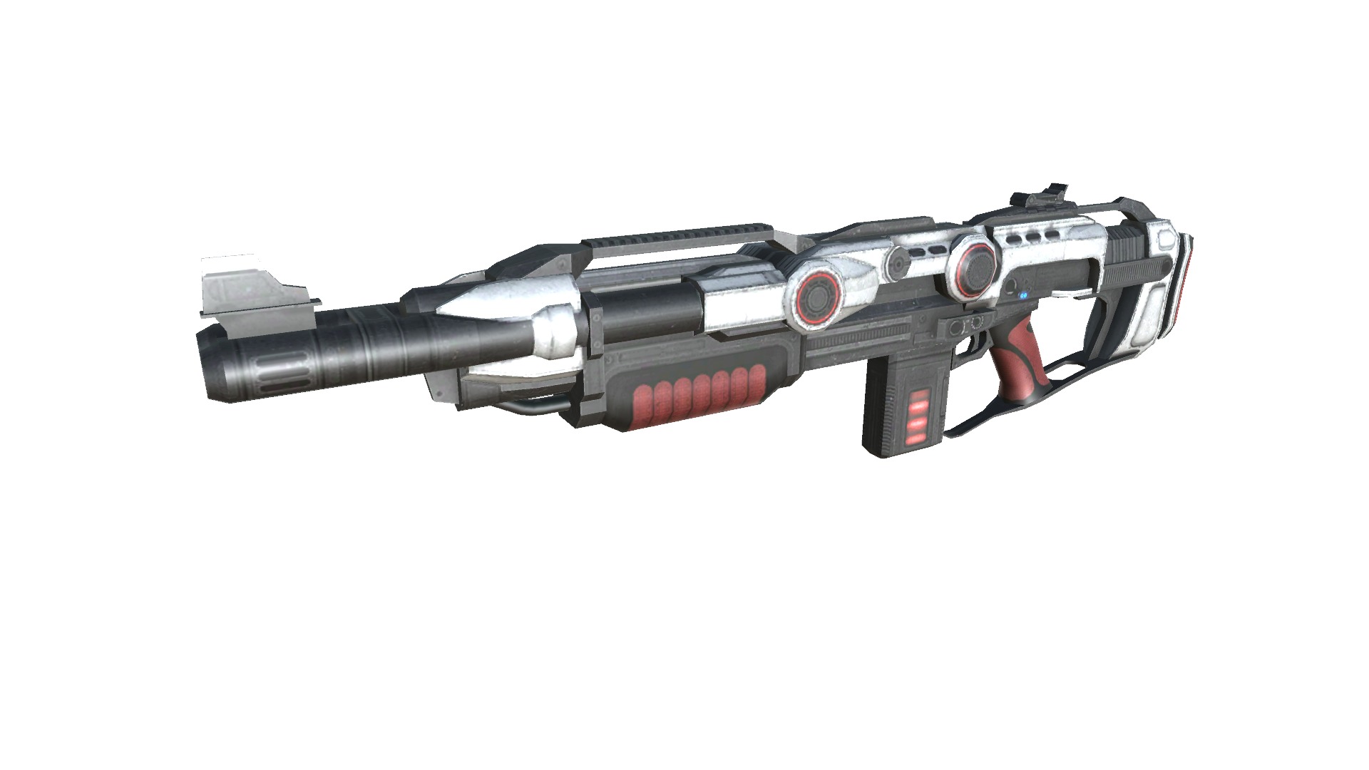 11-shotgun-SG12-gun model 3d game ready model Low-poly 3D model Low-poly 3D model_1