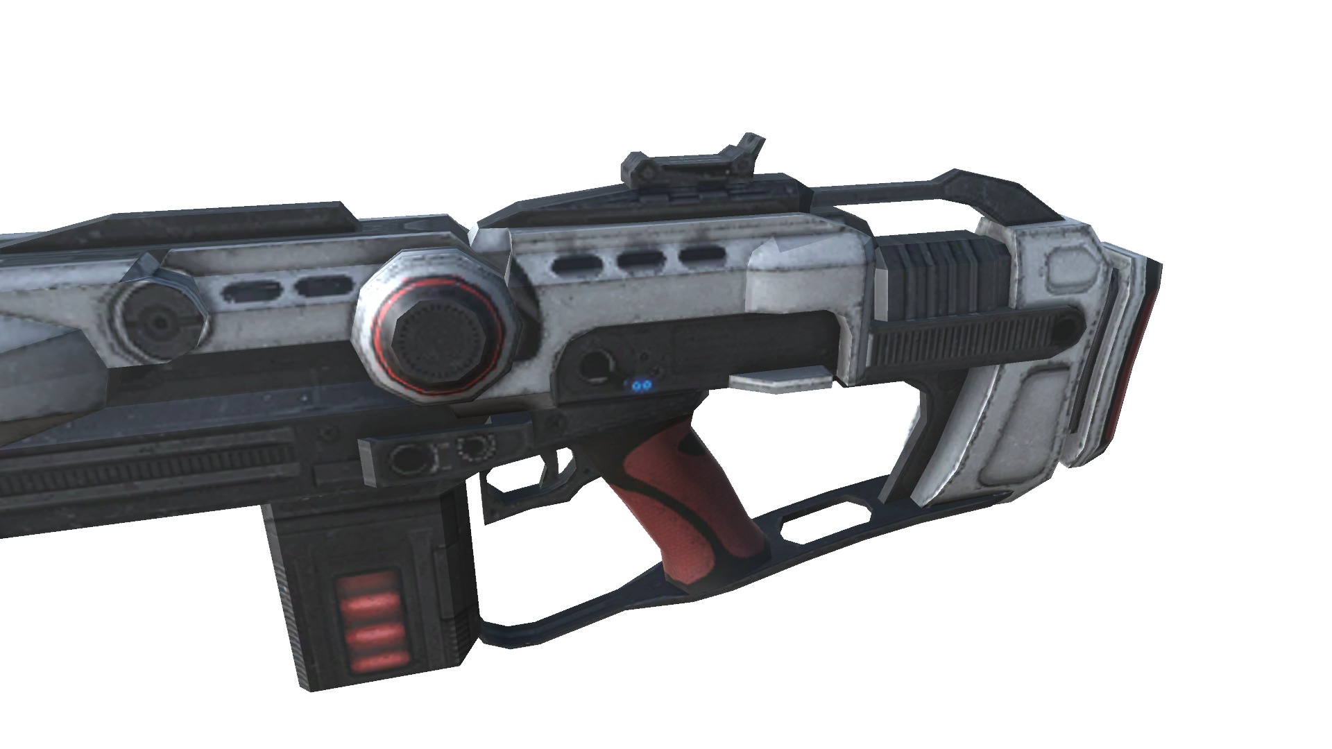 11-shotgun-SG12-gun model 3d game ready model Low-poly 3D model Low-poly 3D model_9