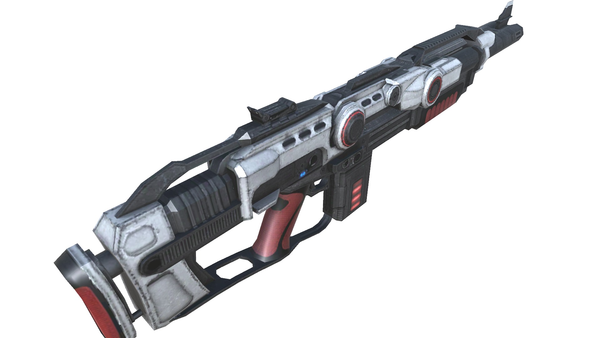 11-shotgun-SG12-gun model 3d game ready model Low-poly 3D model Low-poly 3D model_16