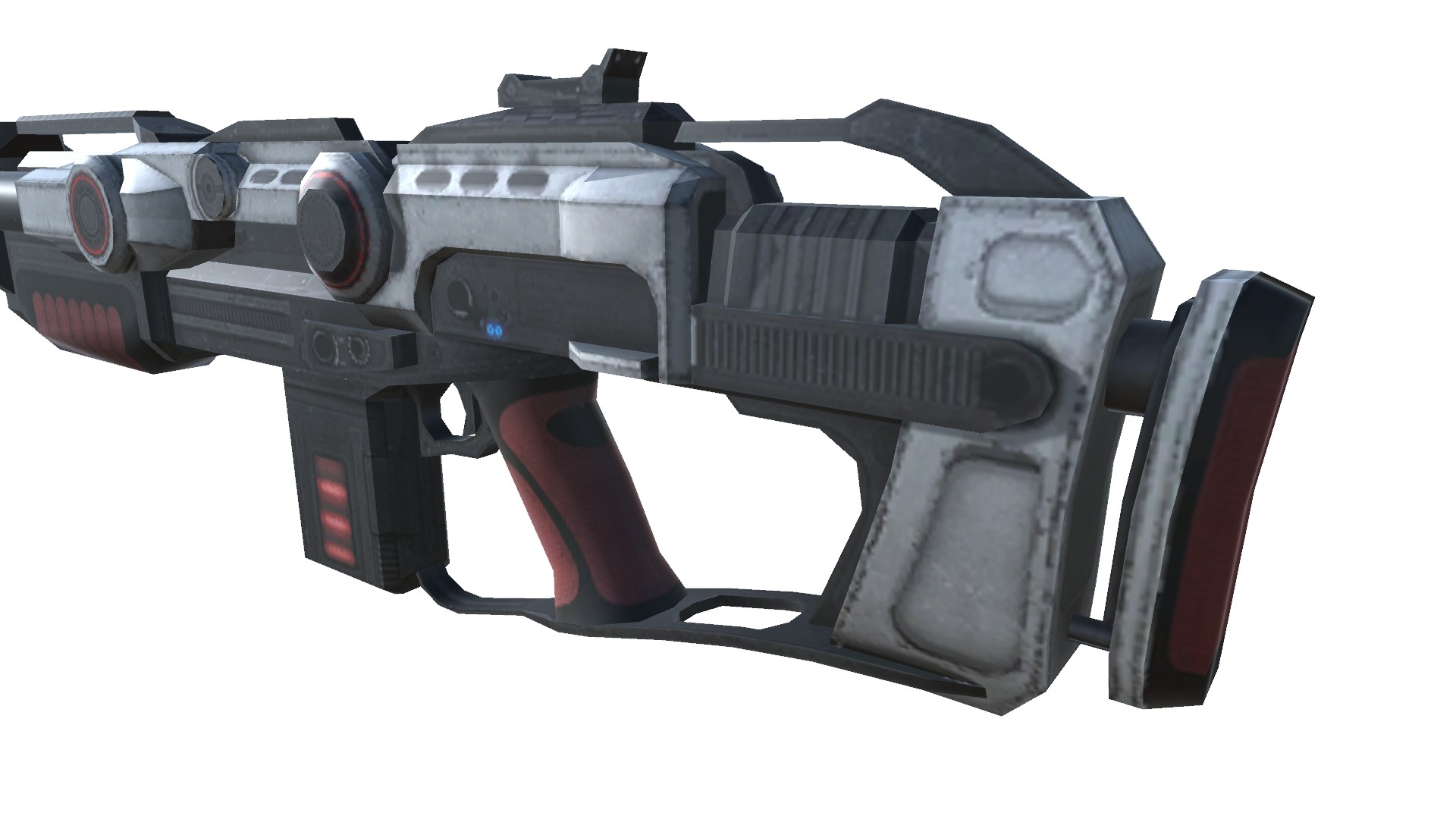 11-shotgun-SG12-gun model 3d game ready model Low-poly 3D model Low-poly 3D model_10