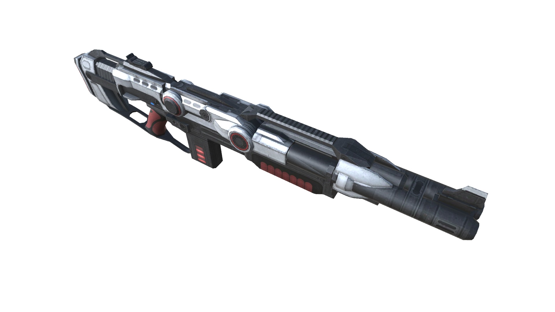 11-shotgun-SG12-gun model 3d game ready model Low-poly 3D model Low-poly 3D model_13