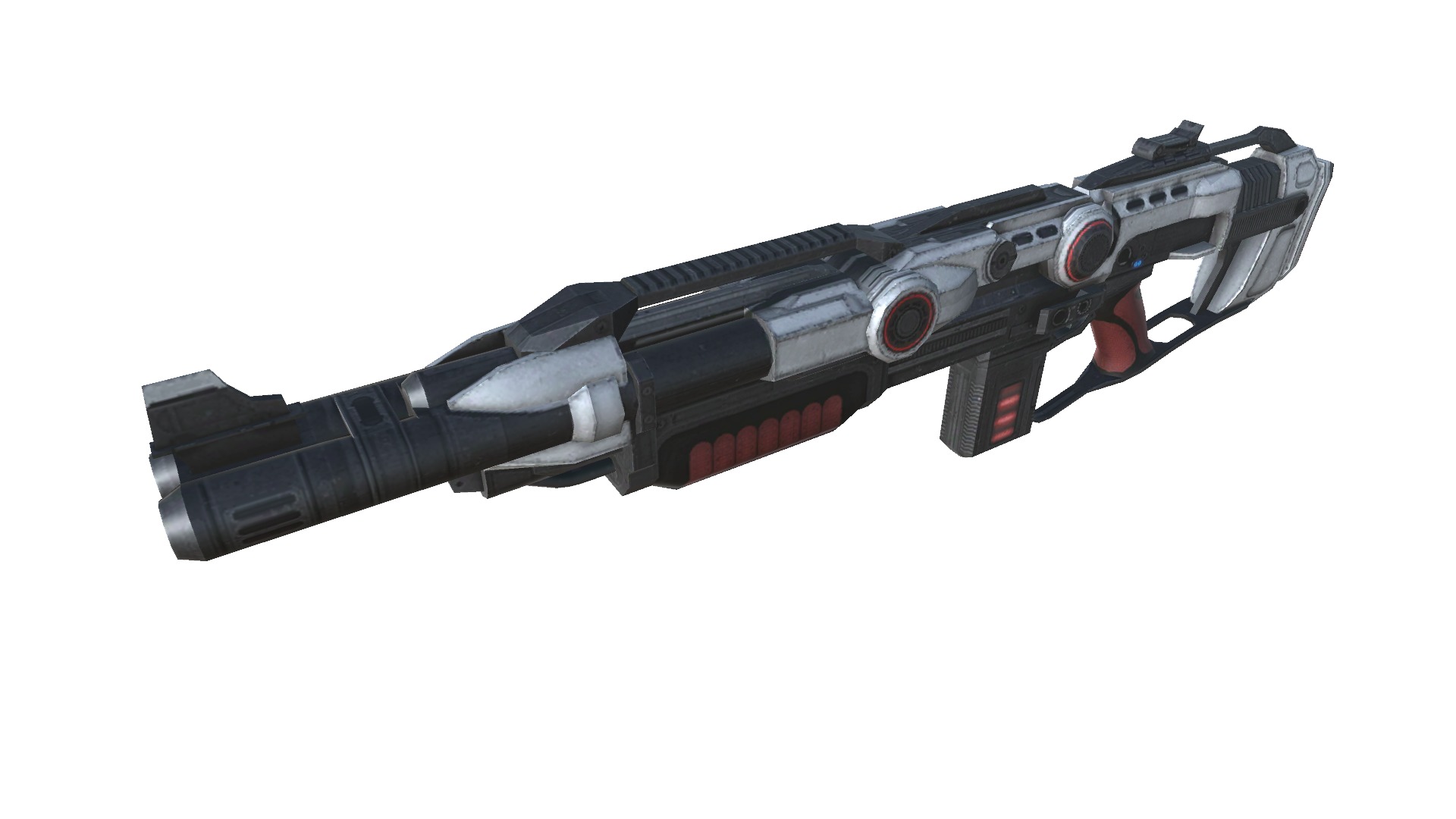 11-shotgun-SG12-gun model 3d game ready model Low-poly 3D model Low-poly 3D model_5