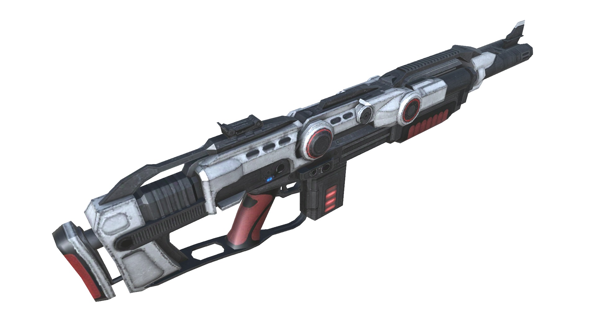 11-shotgun-SG12-gun model 3d game ready model Low-poly 3D model Low-poly 3D model_17
