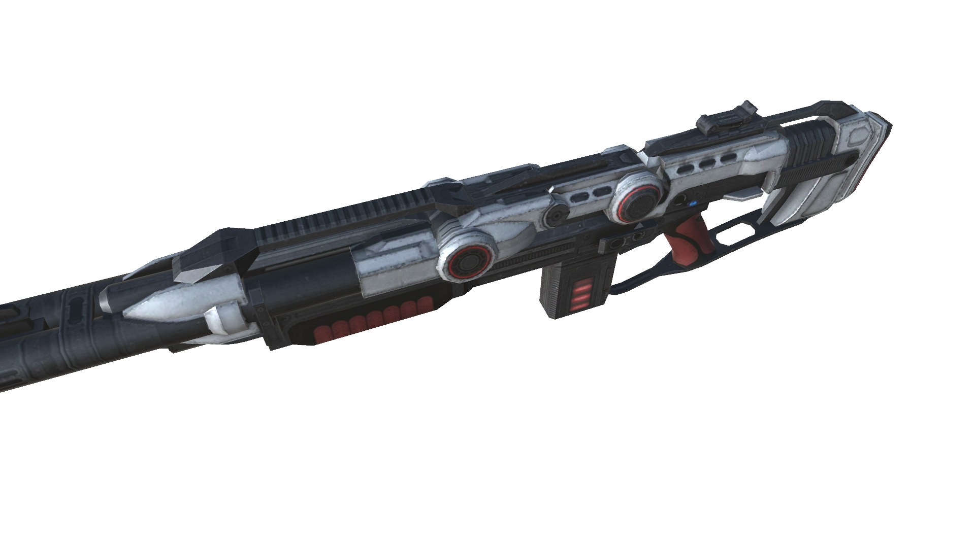 11-shotgun-SG12-gun model 3d game ready model Low-poly 3D model Low-poly 3D model_6