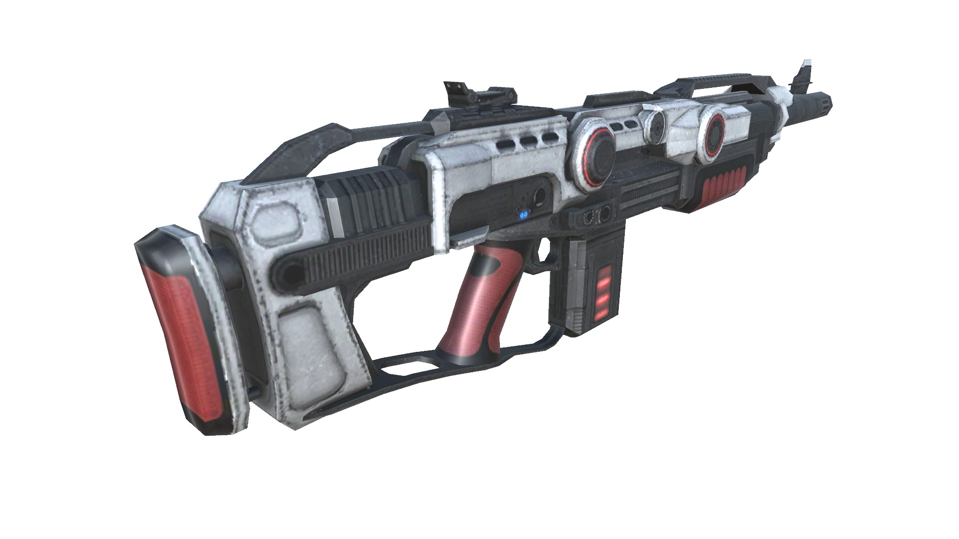 11-shotgun-SG12-gun model 3d game ready model Low-poly 3D model Low-poly 3D model_15