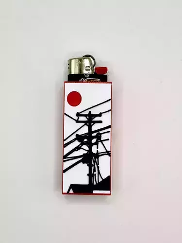 Powerline Sunset Lighter Case