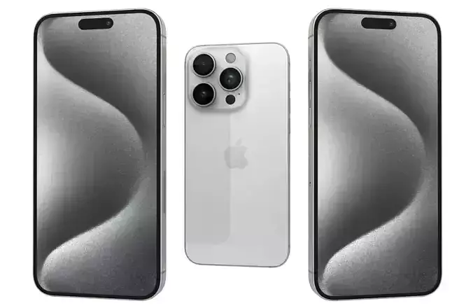 Apple iPhone 15 Pro Max White Titanium