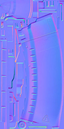 13-AK12-gun model 3d game ready model Low-poly 3D model Low-poly 3D model_23