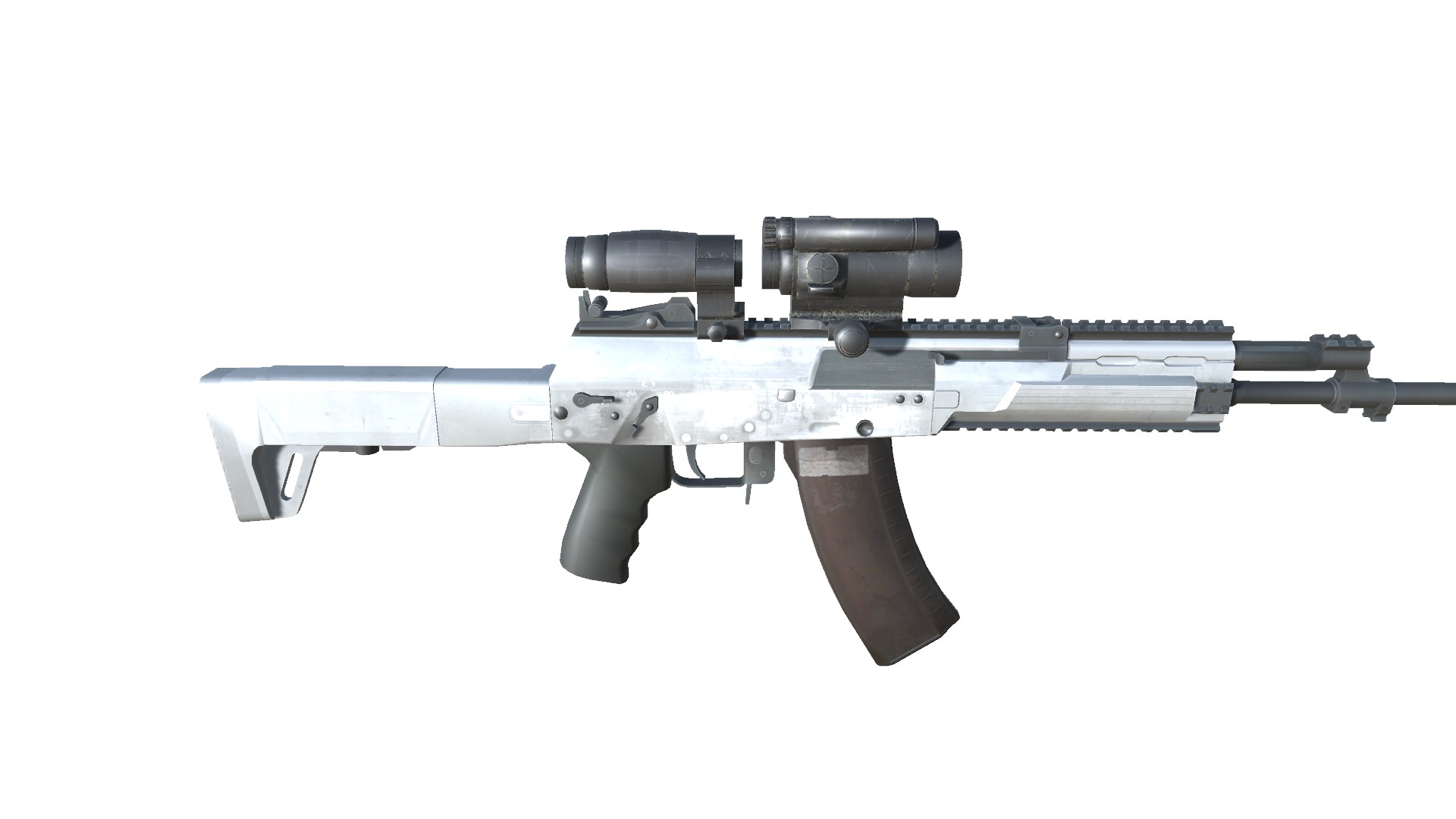 13-AK12-gun model 3d game ready model Low-poly 3D model Low-poly 3D model_12