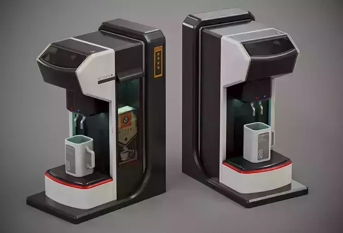 Sci-fi Coffee Machine PBR