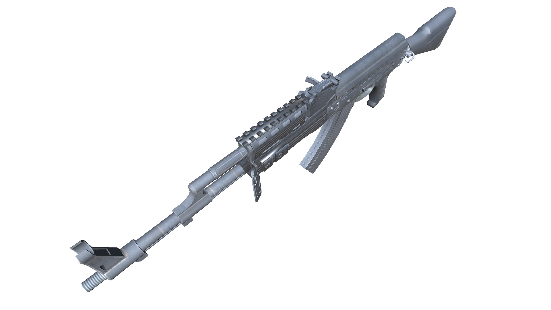 16-AK-103-gun model 3d game ready model Low-poly 3D model Low-poly 3D model_7