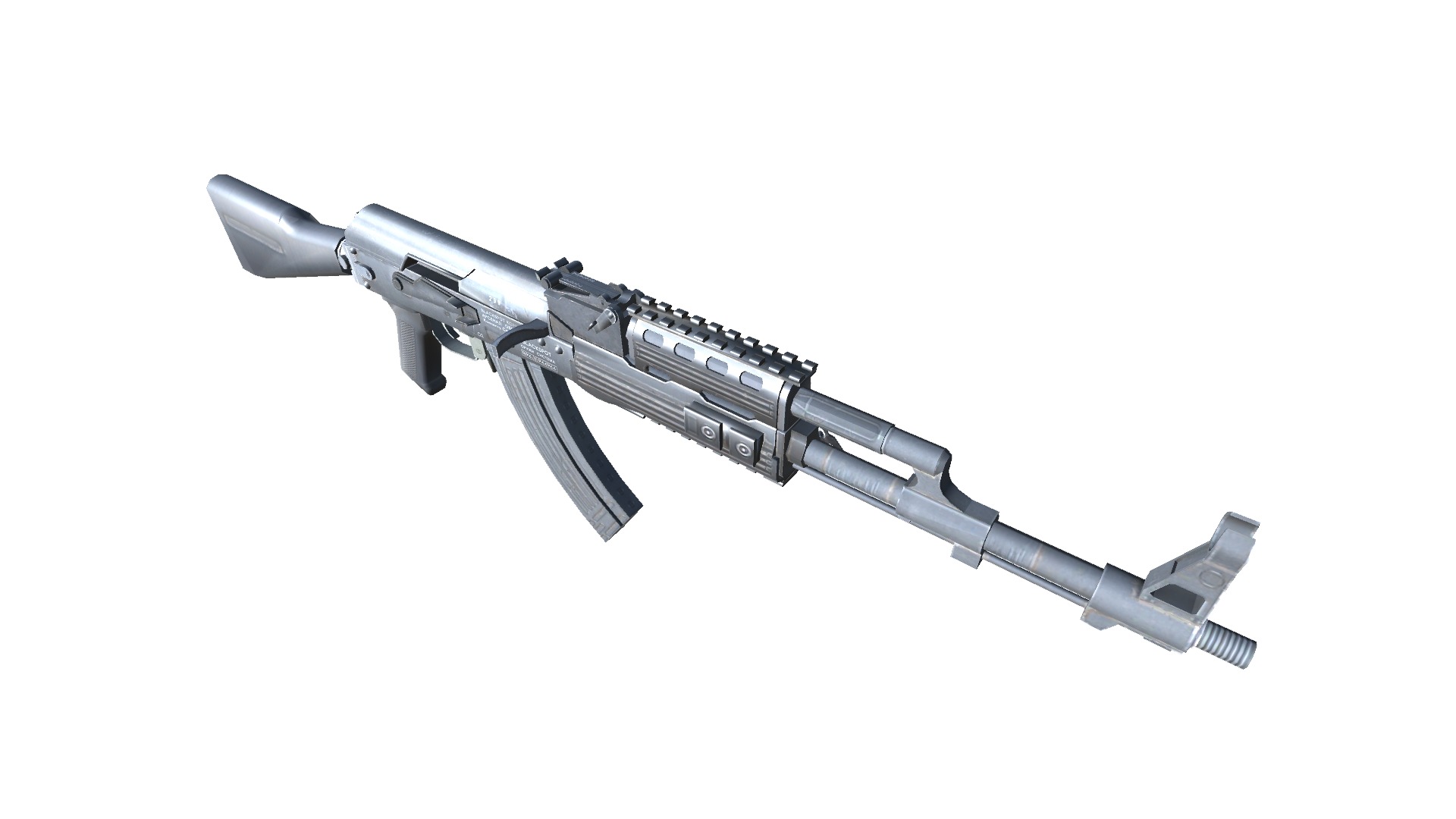 16-AK-103-gun model 3d game ready model Low-poly 3D model Low-poly 3D model_20