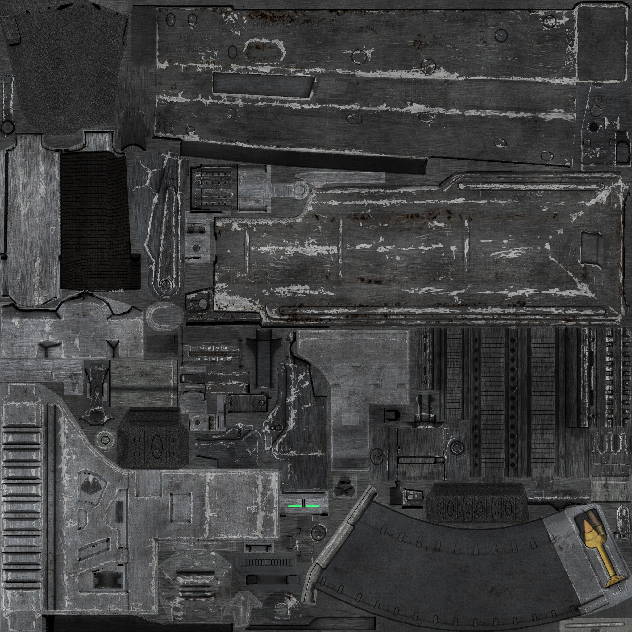 16-AK-103-gun model 3d game ready model Low-poly 3D model Low-poly 3D model_4