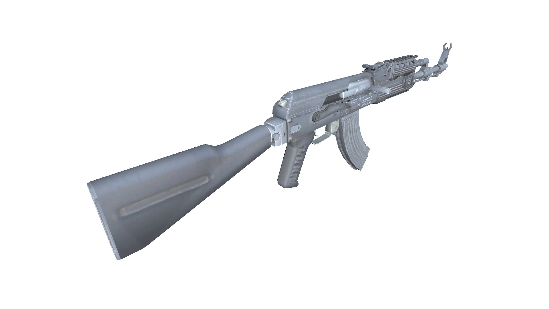 16-AK-103-gun model 3d game ready model Low-poly 3D model Low-poly 3D model_14