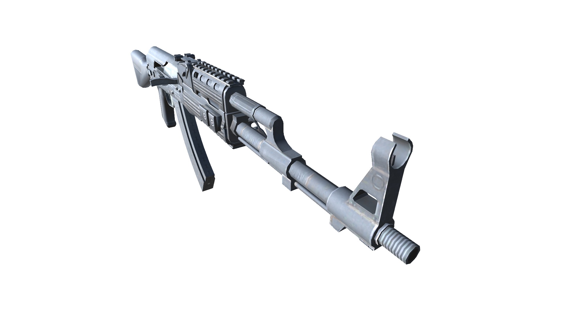 16-AK-103-gun model 3d game ready model Low-poly 3D model Low-poly 3D model_6
