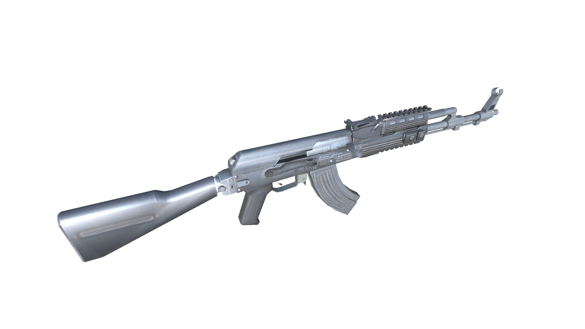 16-AK-103-gun model 3d game ready model Low-poly 3D model Low-poly 3D model_15