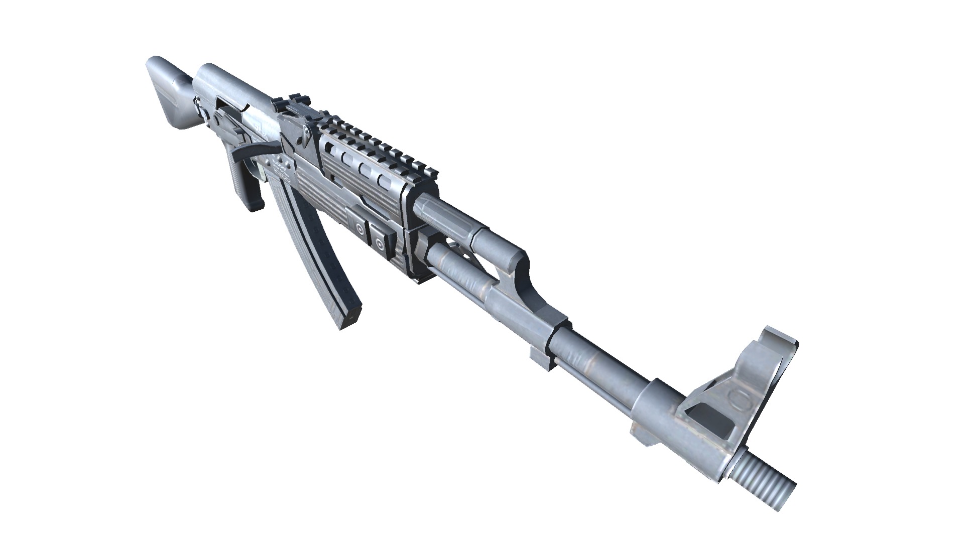 16-AK-103-gun model 3d game ready model Low-poly 3D model Low-poly 3D model_21