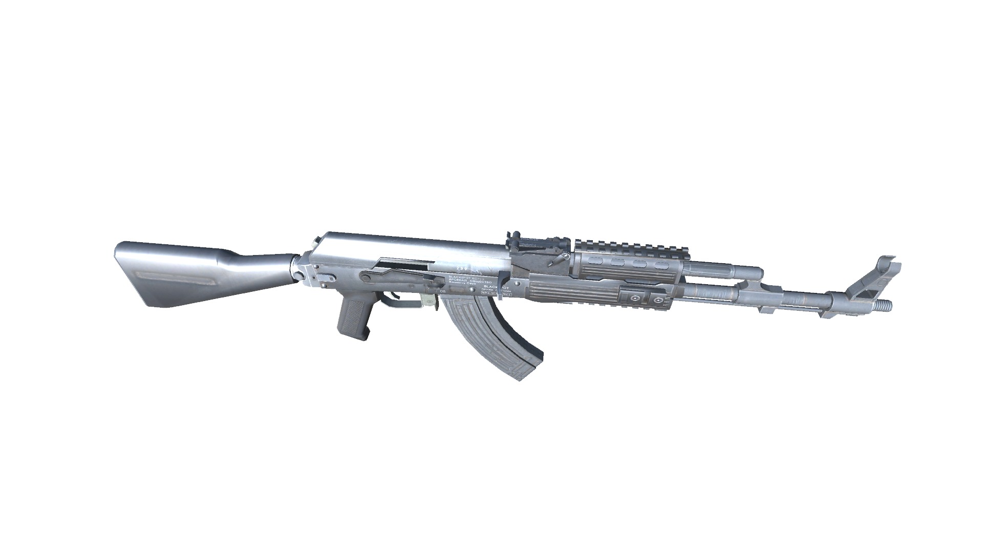 16-AK-103-gun model 3d game ready model Low-poly 3D model Low-poly 3D model_17