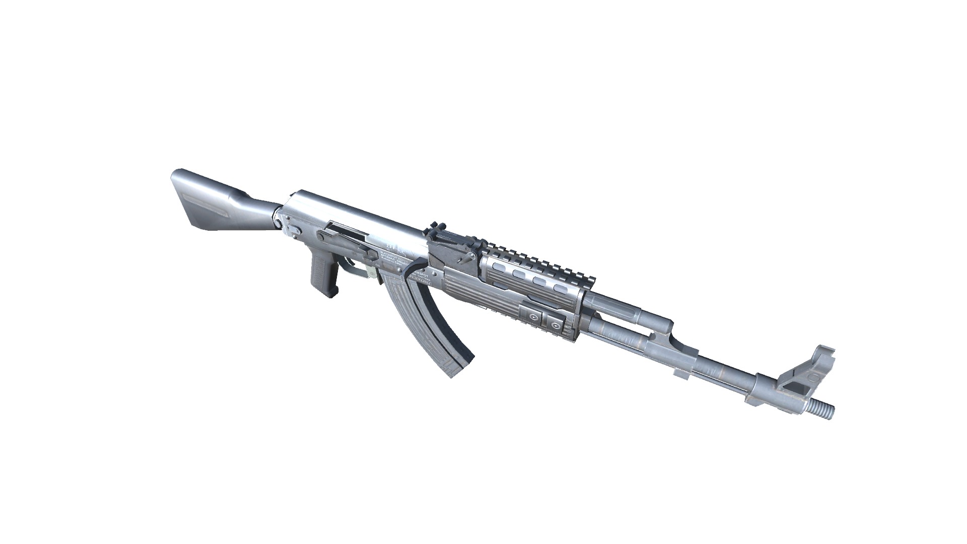 16-AK-103-gun model 3d game ready model Low-poly 3D model Low-poly 3D model_19