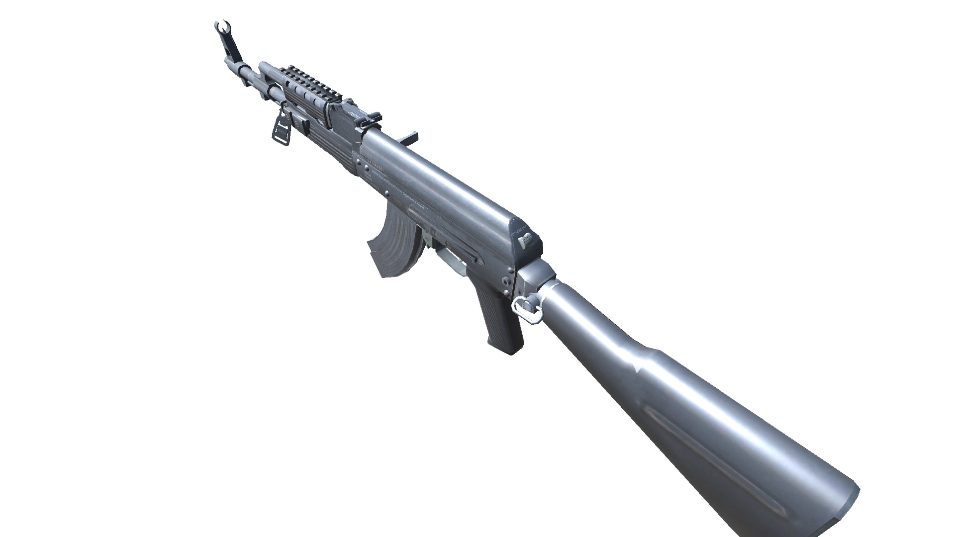 16-AK-103-gun model 3d game ready model Low-poly 3D model Low-poly 3D model_13