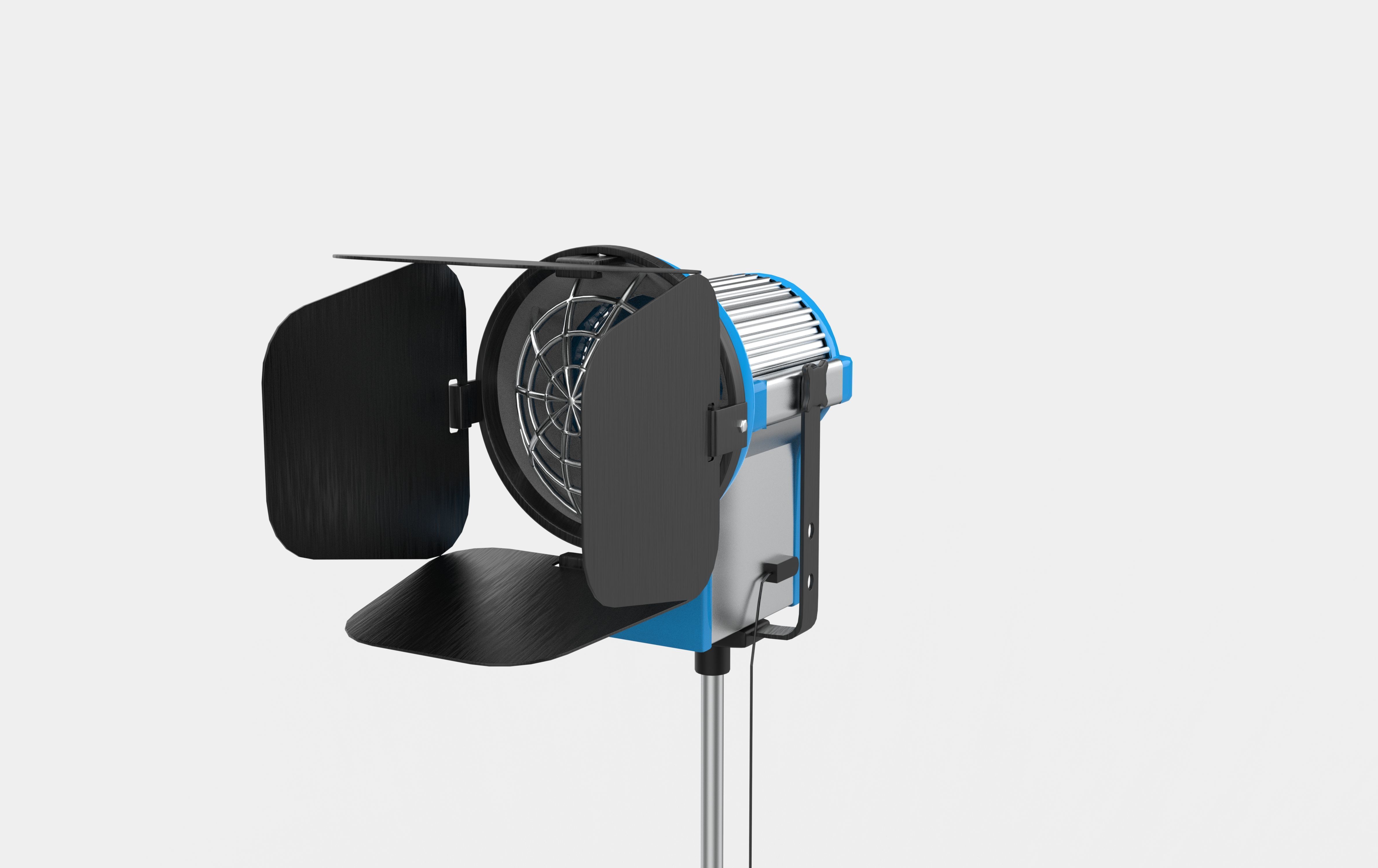 Fresnel ARRI Compact 3D model_4