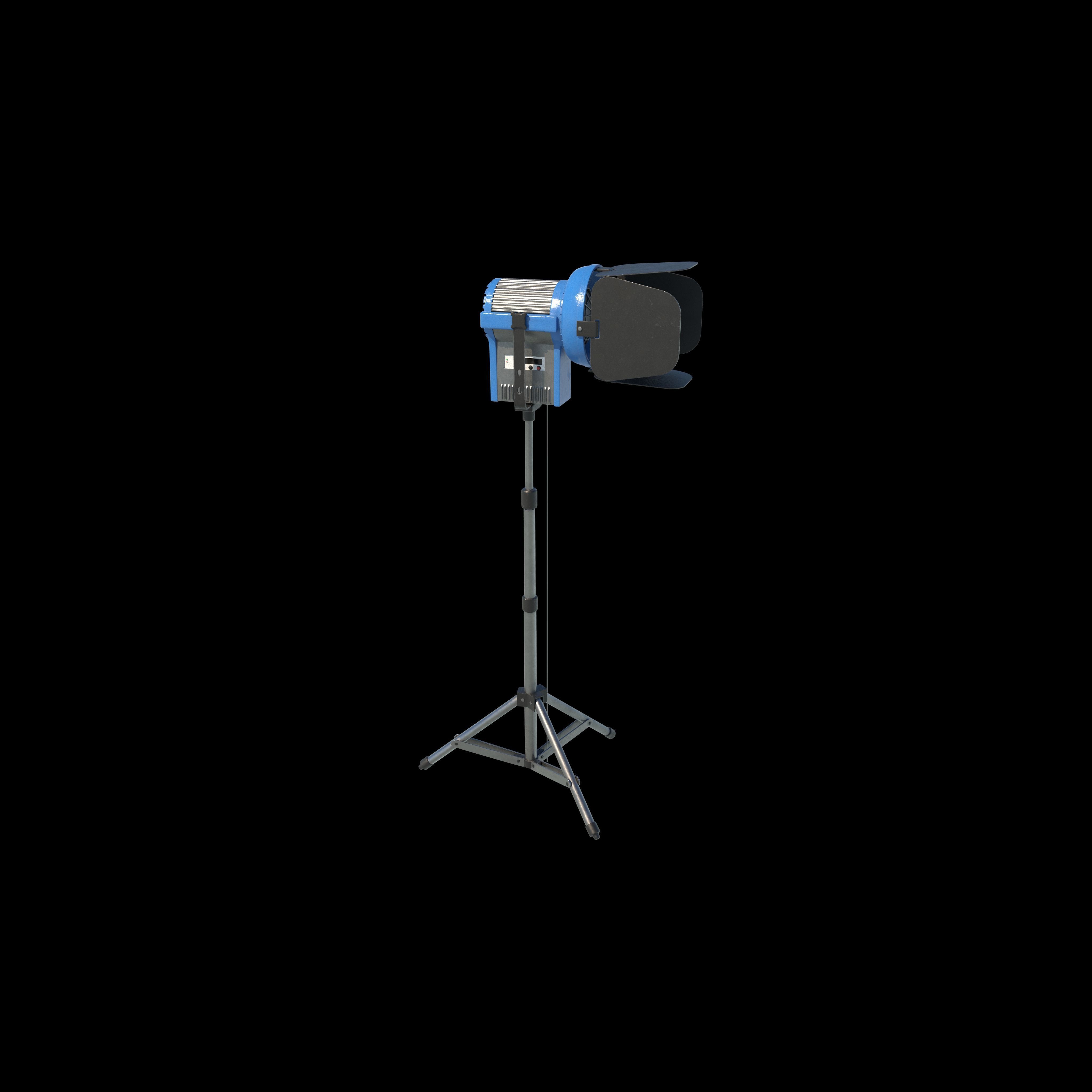 Fresnel ARRI Compact 3D model_3