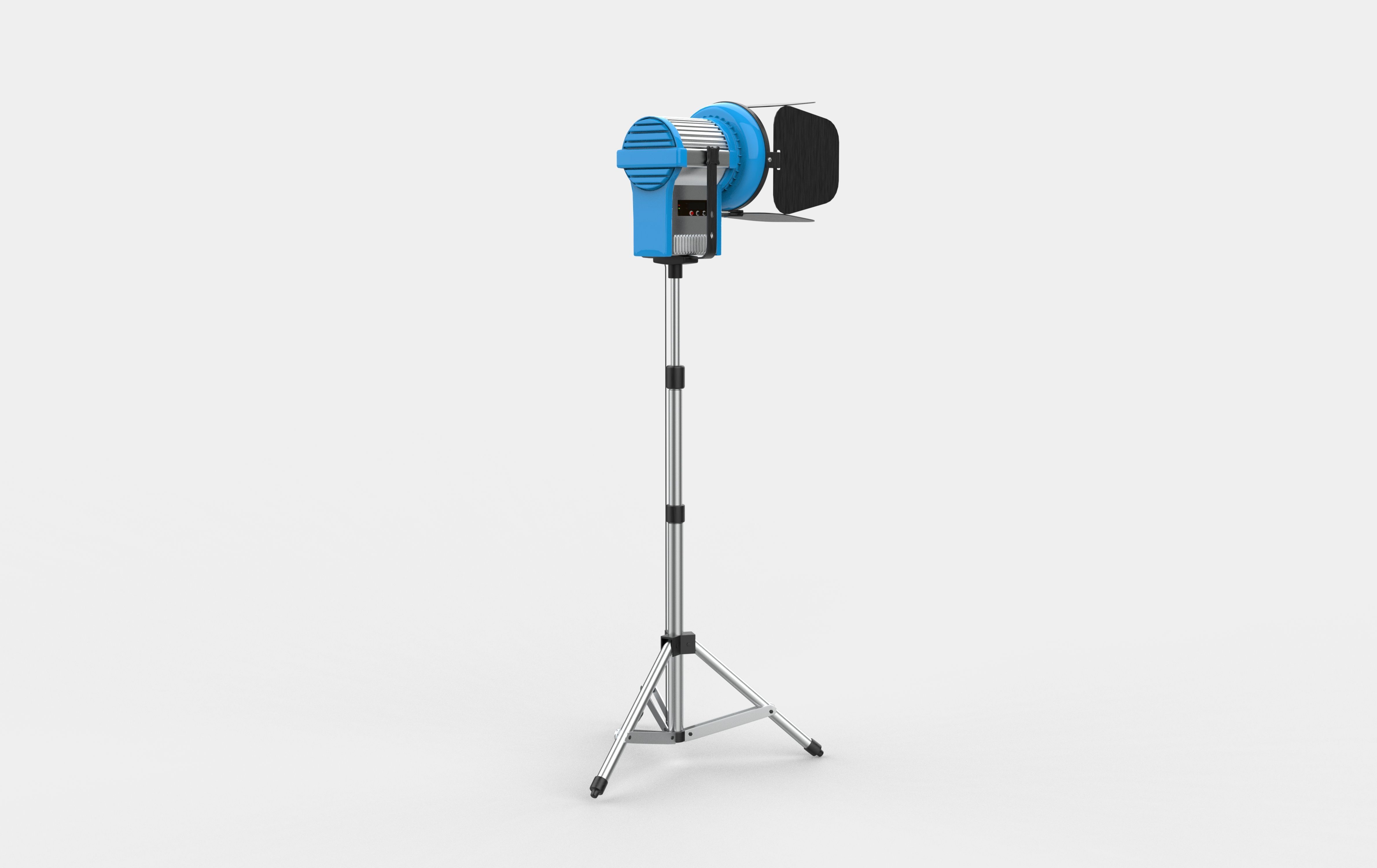 Fresnel ARRI Compact 3D model_2