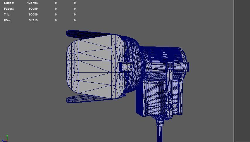 Fresnel ARRI Compact 3D model_18