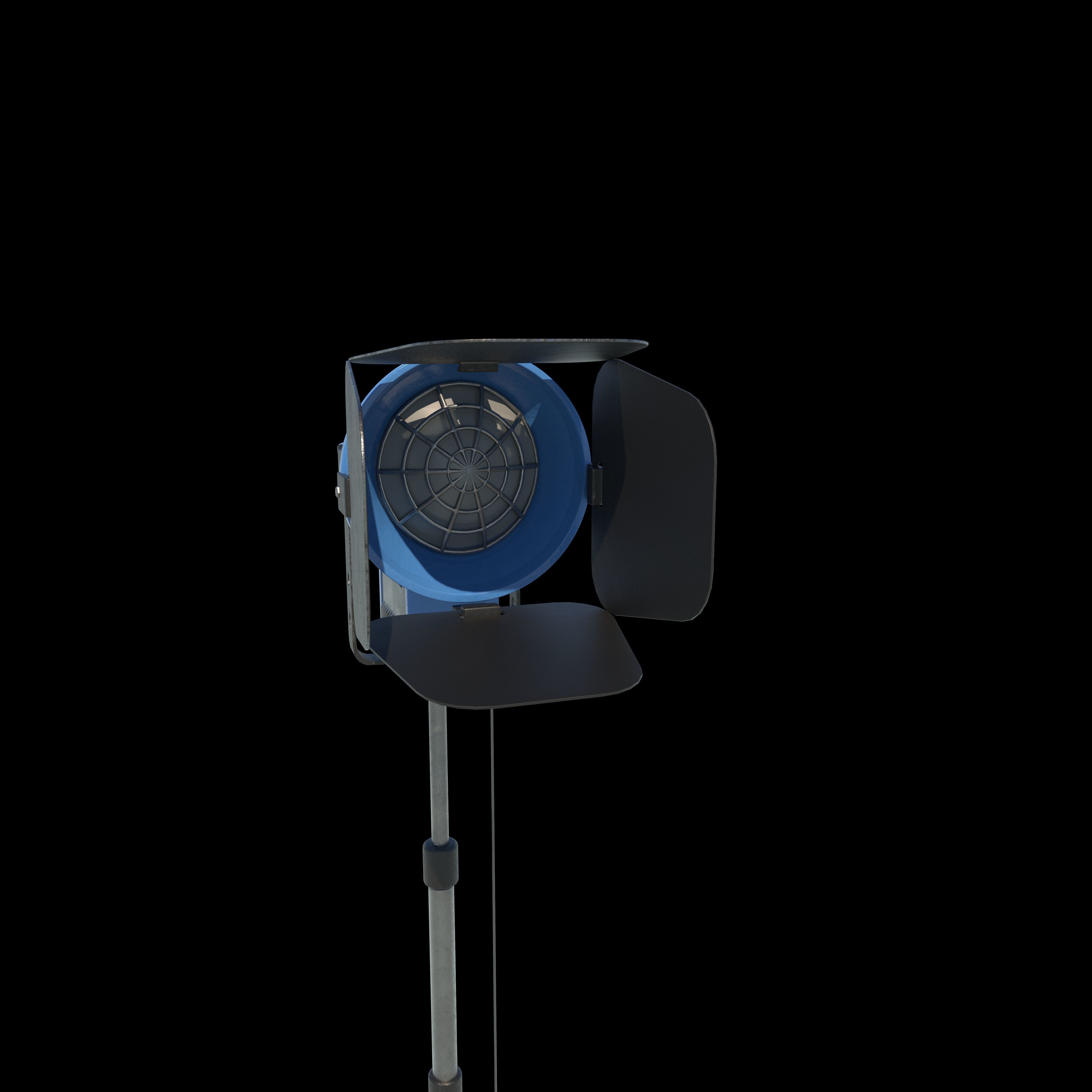 Fresnel ARRI Compact 3D model_8
