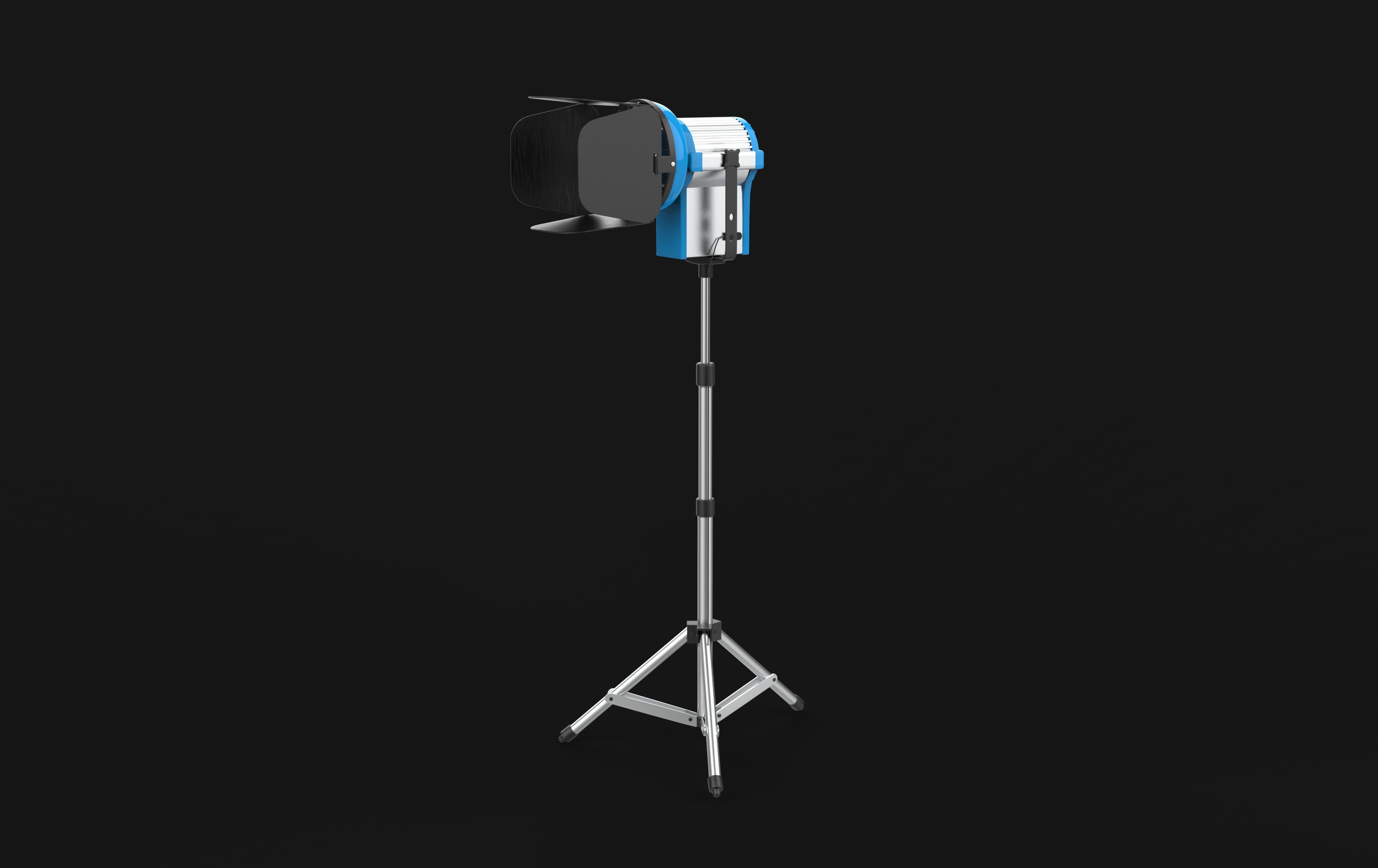 Fresnel ARRI Compact 3D model_13