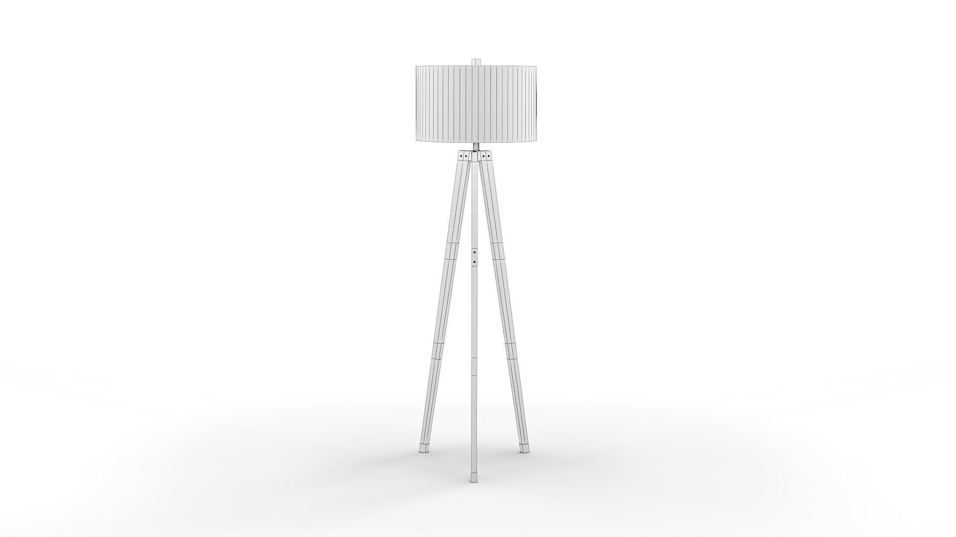 Safavieh Cameo Floor Lamp 3D model_2