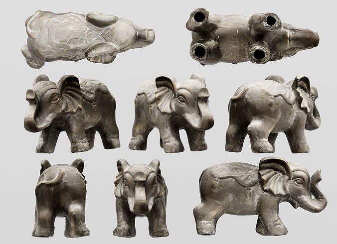 Elephant Decoration 3D model