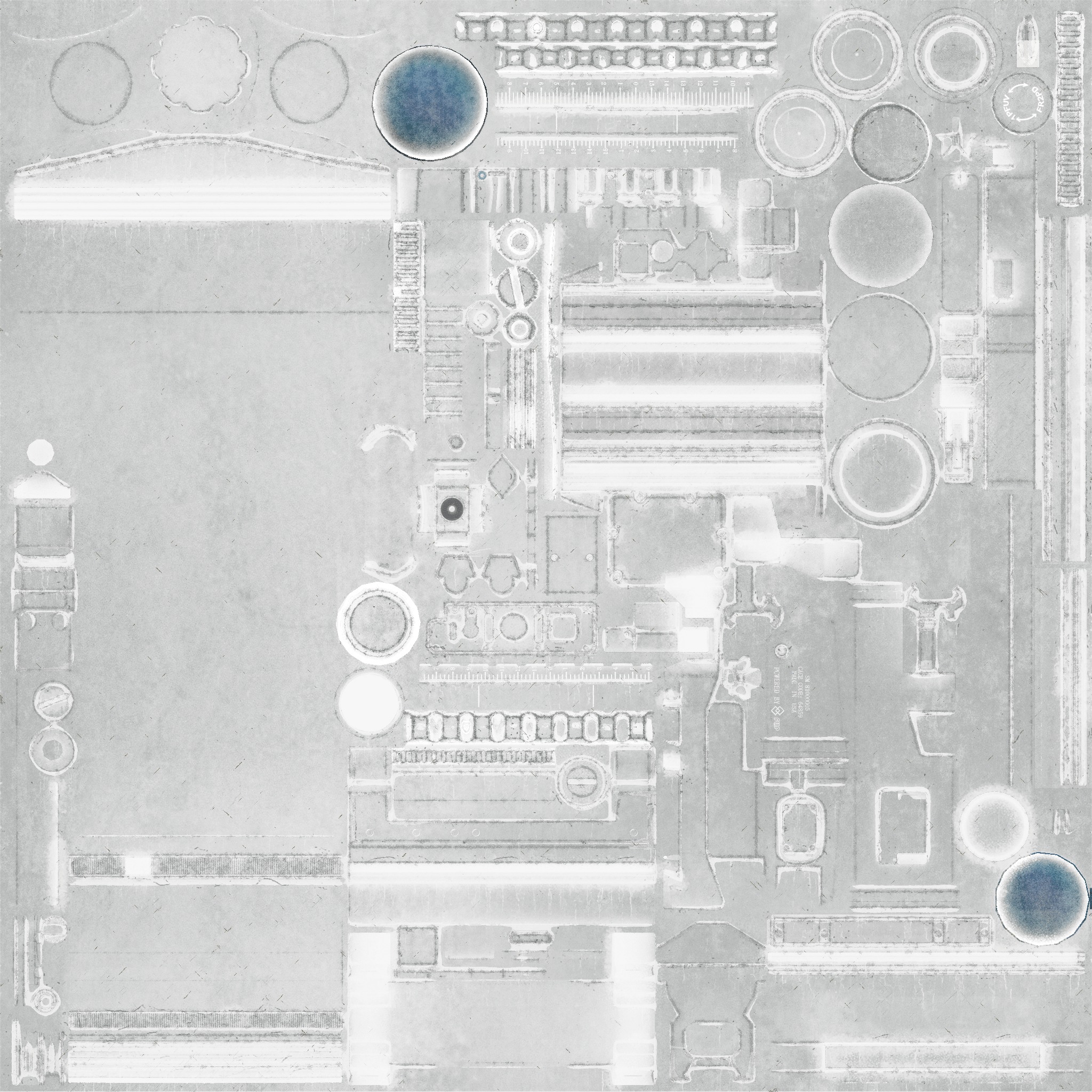 22-AS50-gun model 3d game ready model Low-poly 3D model Low-poly 3D model_22