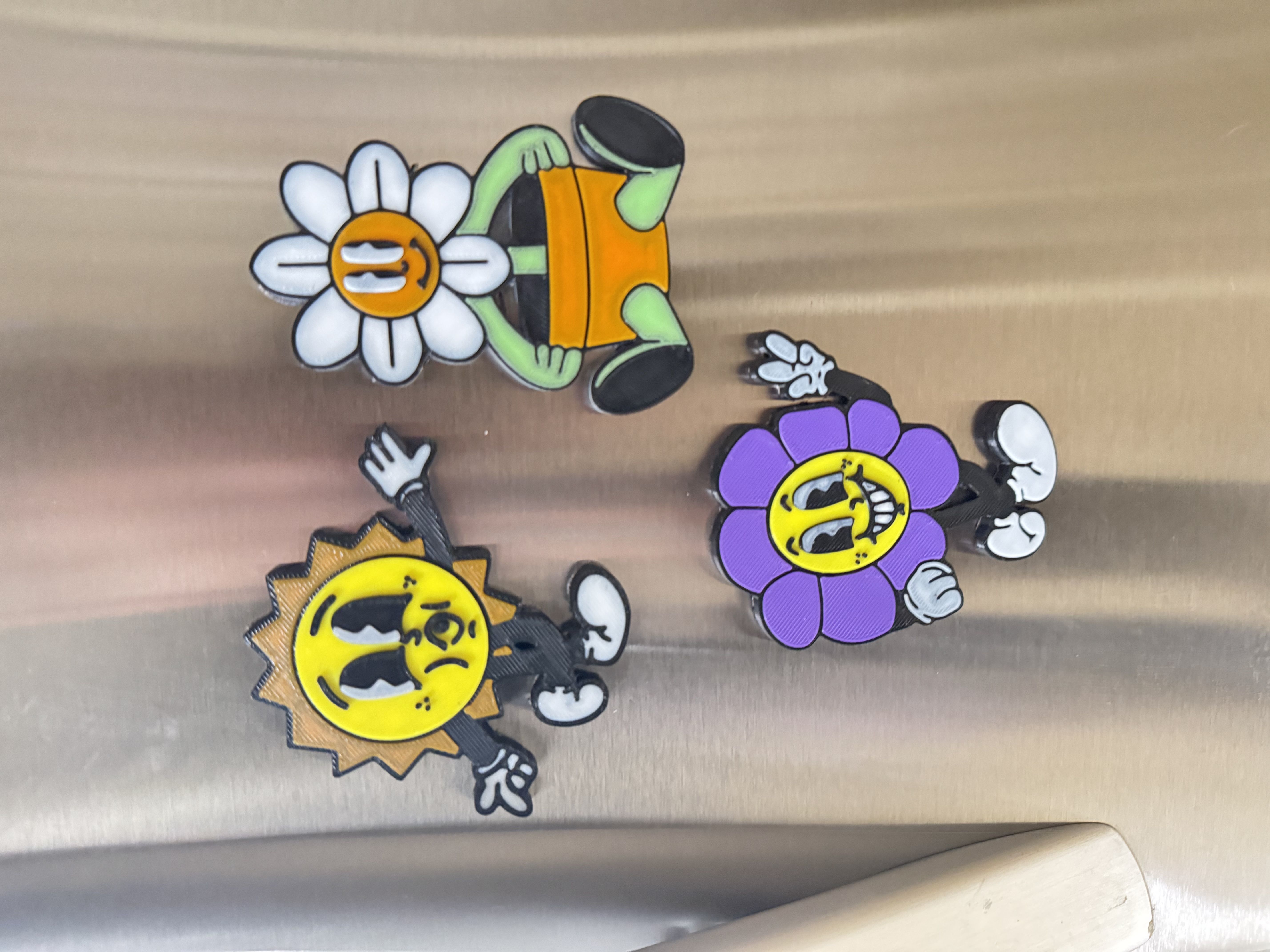 Spring Fever Magnets 3D model_2