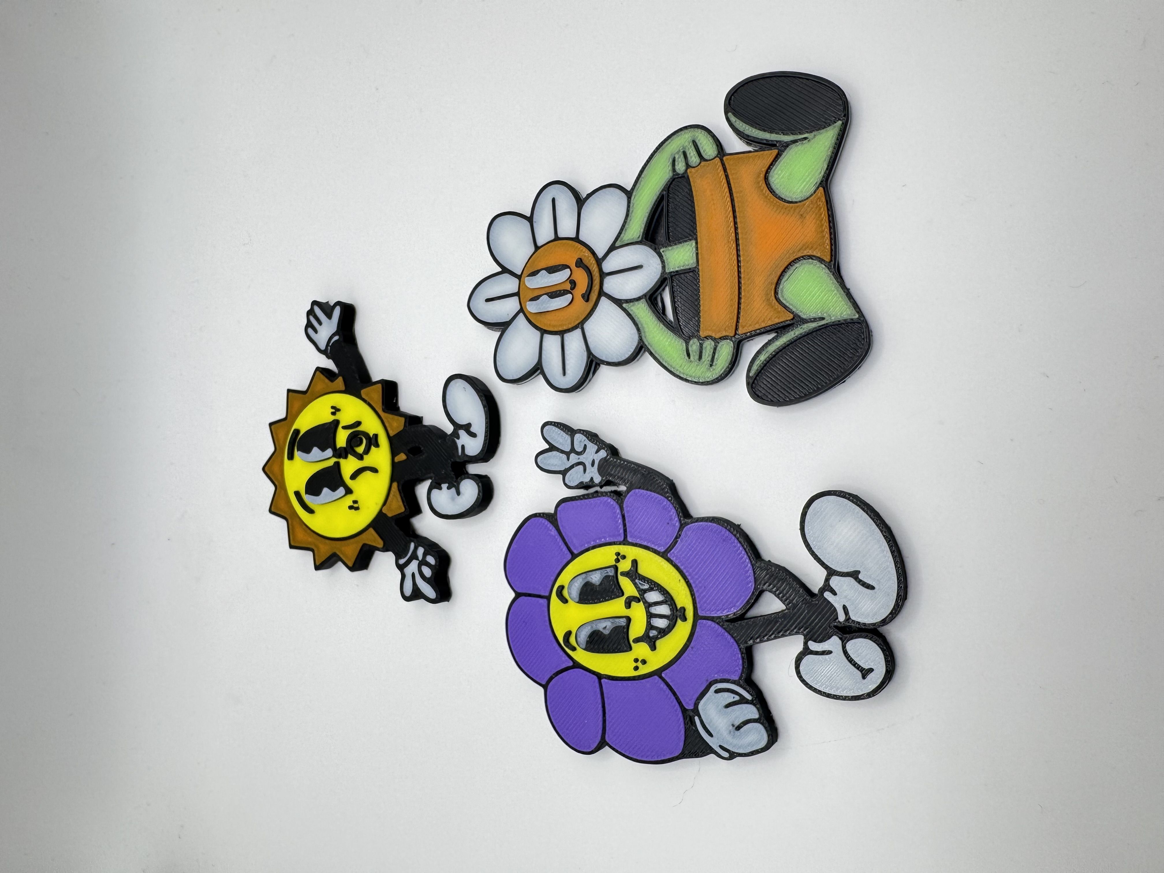 Spring Fever Magnets 3D model_4