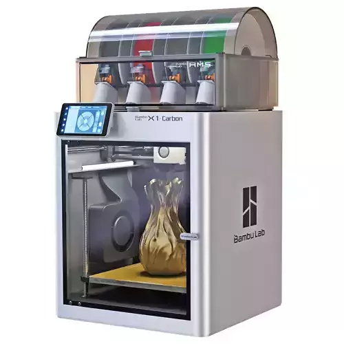 3D printer BambuLab X1 Carbon AMS