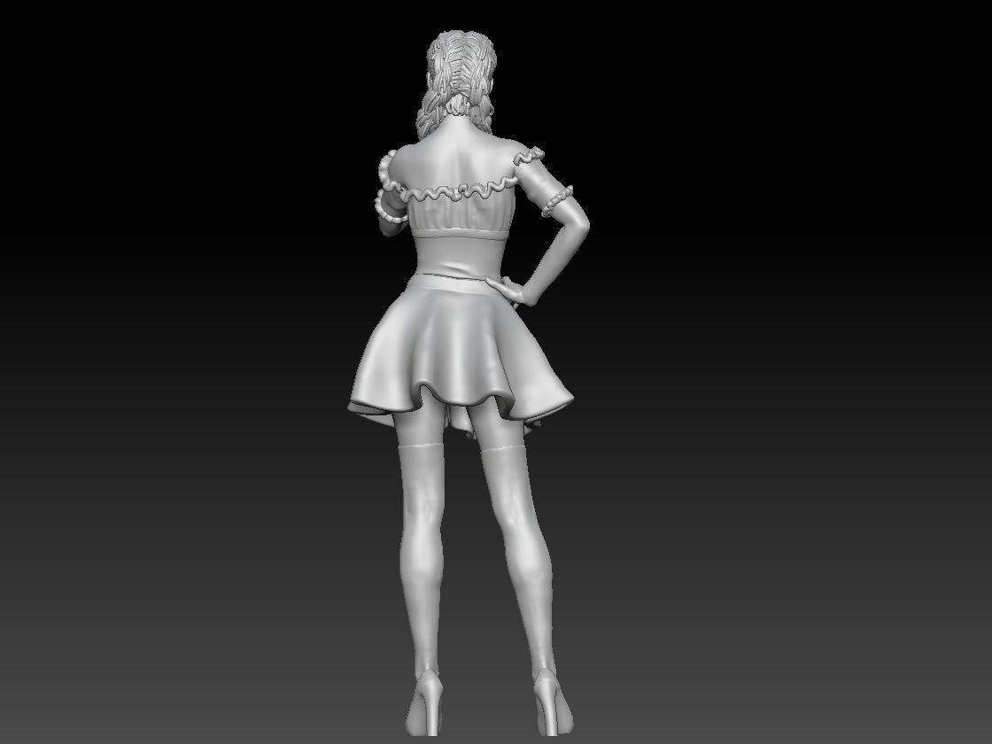 oktoberfest girl 1 3D print model_2