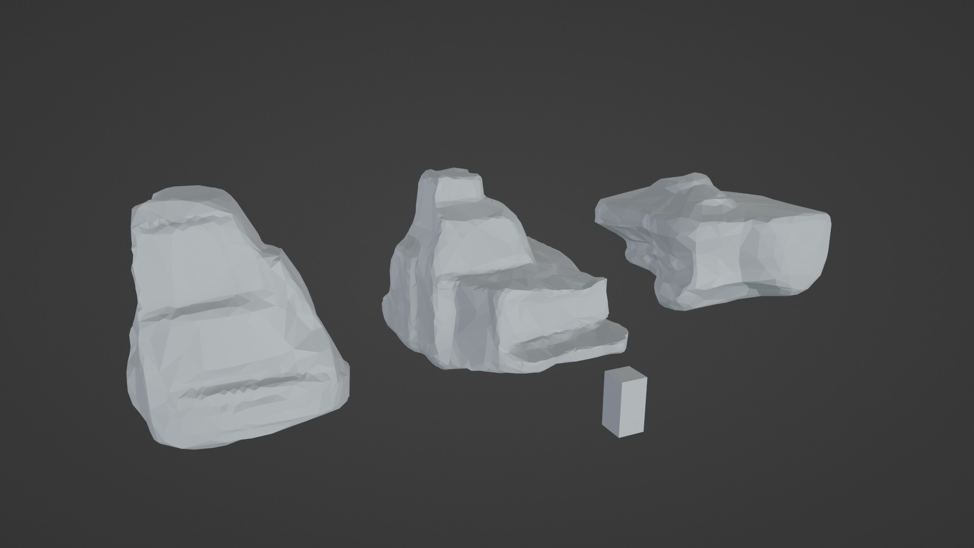 desert enivronment pack lowpoly models Low-poly 3D model_1