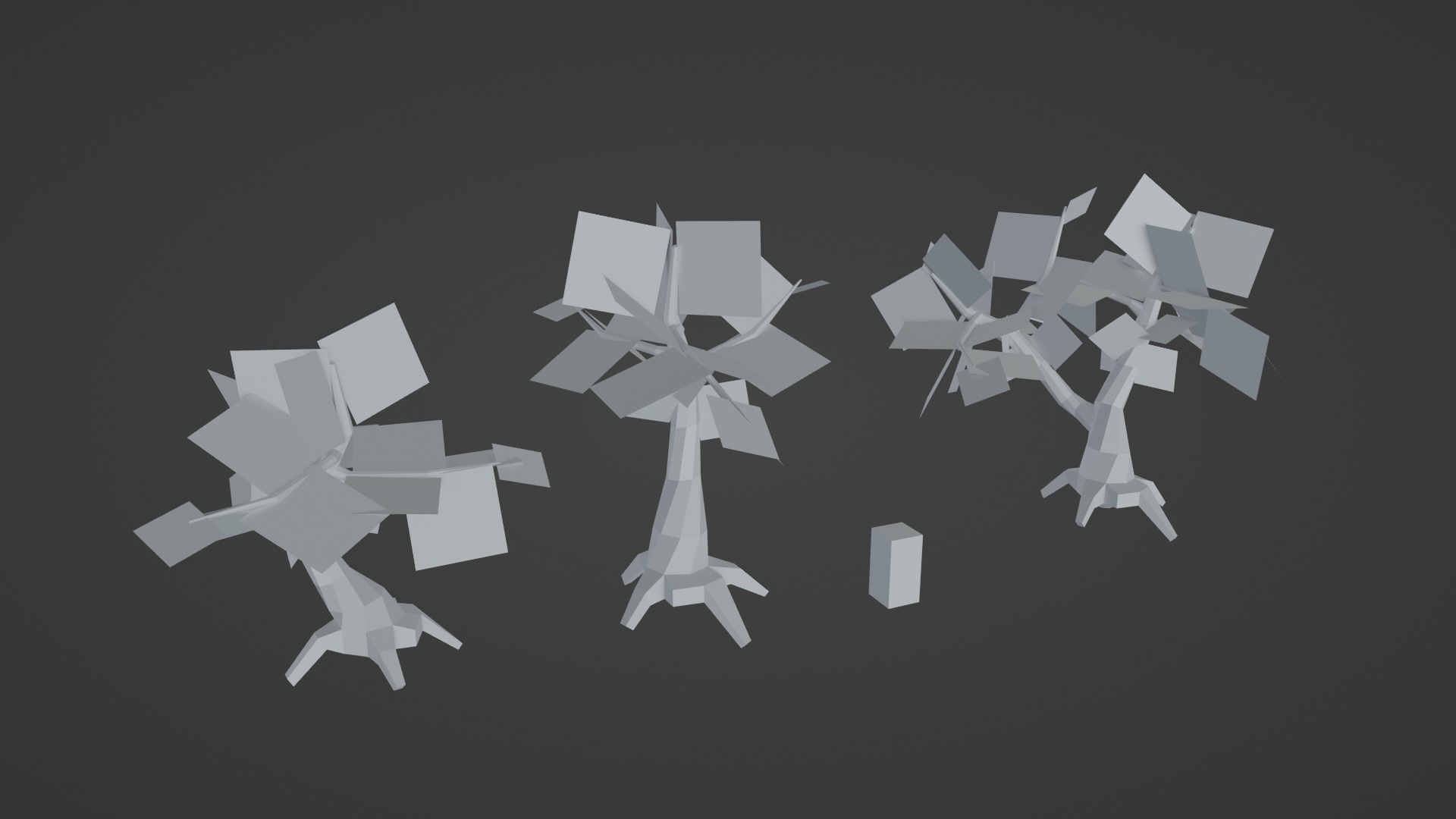 desert enivronment pack lowpoly models Low-poly 3D model_5