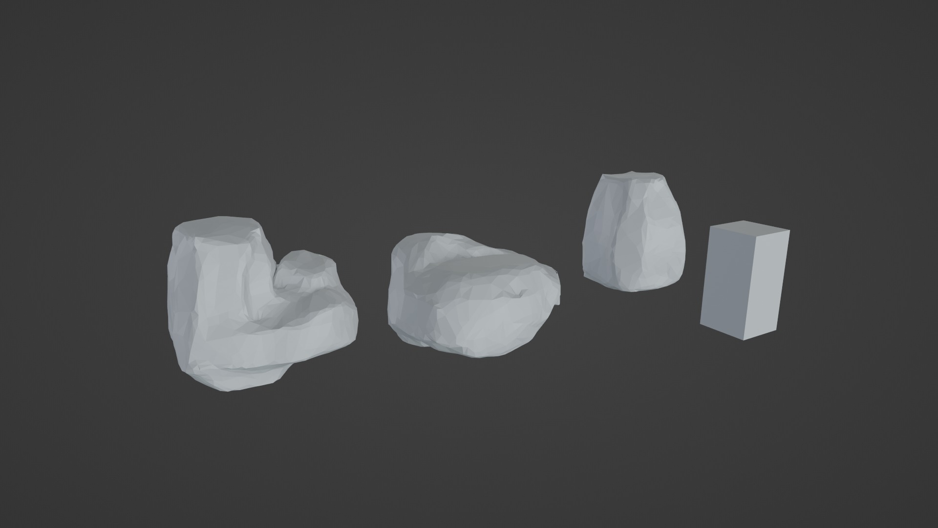 desert enivronment pack lowpoly models Low-poly 3D model_3