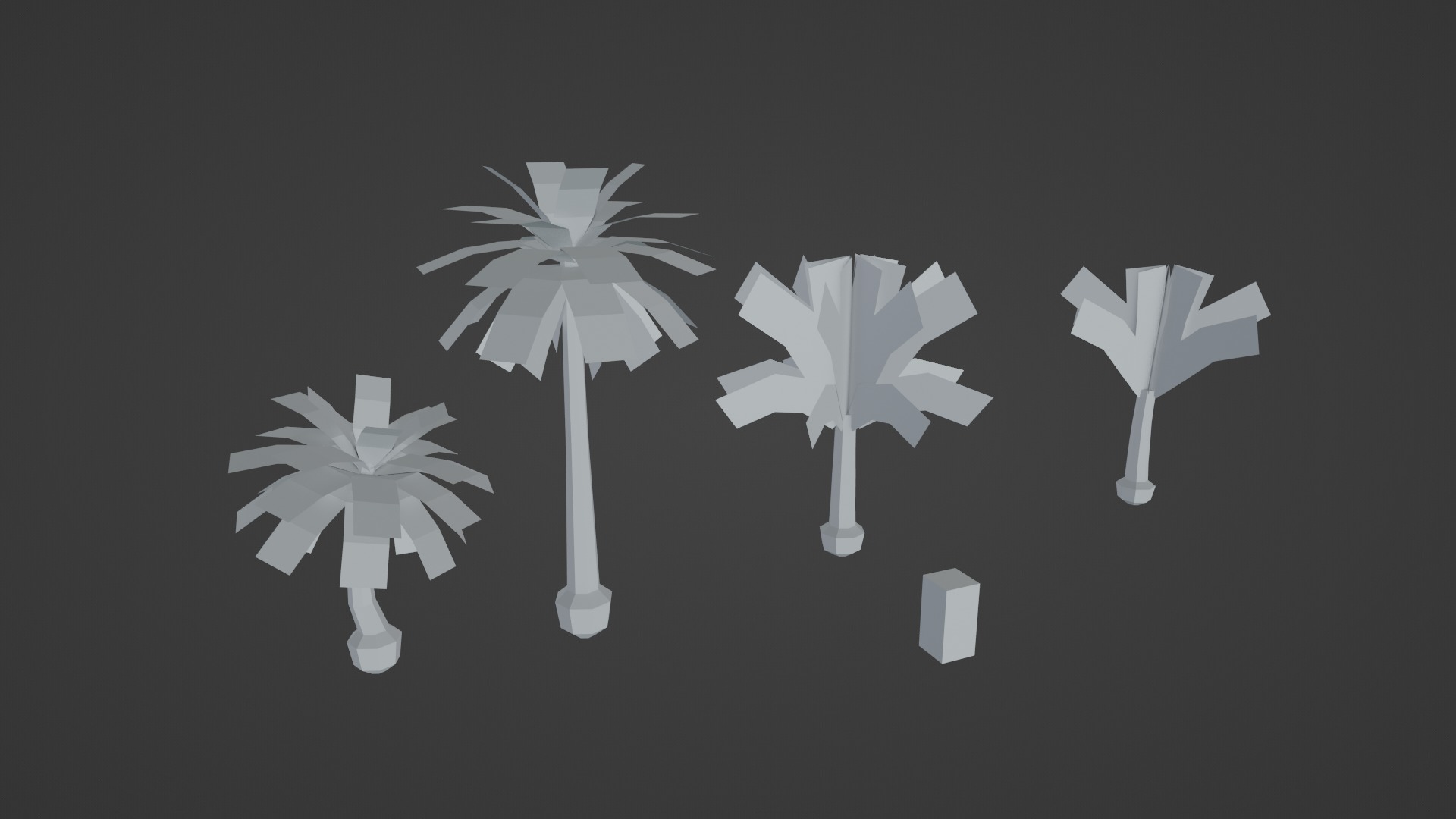 desert enivronment pack lowpoly models Low-poly 3D model_2